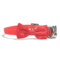 Nylon Bell Bow Pet Tie Collar