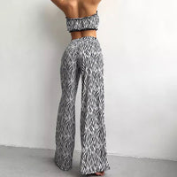 New Style Tube Top Short And Pants Loungewear