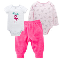 Children's Romper Combination Fashion Three-Piece Set