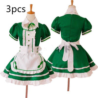 Black and white maid anime costume