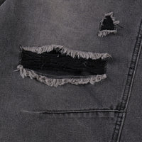 Men's Distressed Washed American Street Retro Loose Shorts