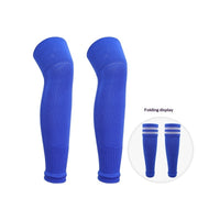 Over-the-knee Soccer Socks With Leg Guards For Fall And Winter