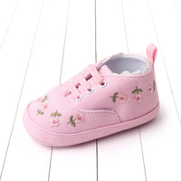 Spring And Autumn Soft Bottom Lace Embroidered Baby Shoes