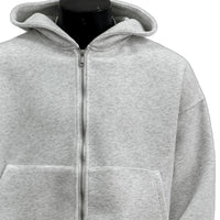 Back Schoolbag Design Men's Coat Flower Gray