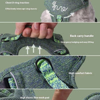 Outdoor Portable Dog Vest-type Hand Holding Rope