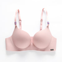 One piece bra without steel ring