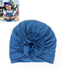 Pleated flower hat