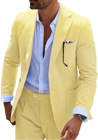 Two-piece Digital Printing Suit With Two Buttons Suit