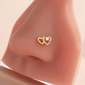 Micro-inlaid Zircon Nose Puncture