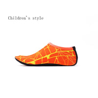 Fashionable Simple Printed Beach Socks Diving Shoes