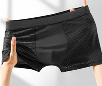 Casual Loose Mesh Ice Silk Men's Underwear