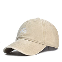 Washed Cotton Printed Hat Old Dad Hat