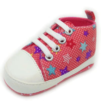 Aliexpress explosion colorful canvas baby shoes slip soft bottom Baby Toddler shoes 0-1 babyshoes