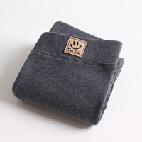 Spring And Autumn Thickening Solid Color Baby Pants Cotton Children's Trousers Outer Wear