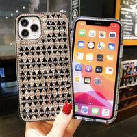 Compatible with Apple , Luxury 3D Diamond Protective Shell Flash Soft Cover