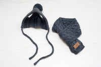 Tide pet clothes dog hat bib suit Teddy Bomei wool scarf autumn winter hat pet scarf