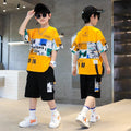 Boy's Cool And Handsome Short Sleeve Suit