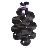 Black color Human hair Wigs