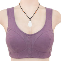 Front Buckle Without Steel Ring Push Up Bras