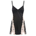 Water soluble lace cut out nightdress