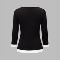 Women's Minimalist Long Sleeve Bottoming Vest T-shirt