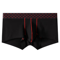 Men's Sports Fitness Low Waist Small Boxer Contrast Color Pants
