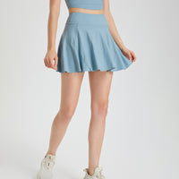 Women's One-piece High Waist Running Sports Skirt