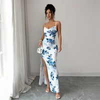 Elegant And Stylish Backless Slip Dress For Women