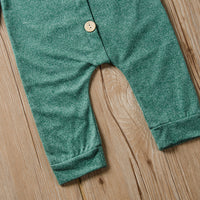 Baby jumpsuit candy color long jumpsuit