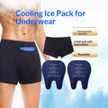 Gel Ice Pack Post-Op Cooling Mens Athletic Underwear Cooling Pad Reusable