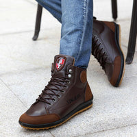 Men's Casual Lace Up Combat Shoes