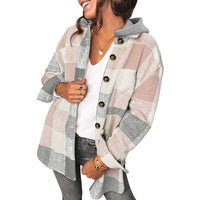 Women's Winter Pure Cotton Plaid Jacket
