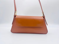 Solid-color Soft-texture Versatile Crossbody Underarm Baguette Trendy Mini Bag
