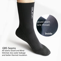 Super elastic non-slip diving socks