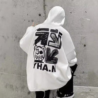 Oversized Fleece-Lined Heavyweight Hoodie From A Trendy American Brand Versatile And Stylish