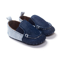 Denim baby shoes