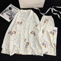 Cute Puppy Cartoon Loungewear Set