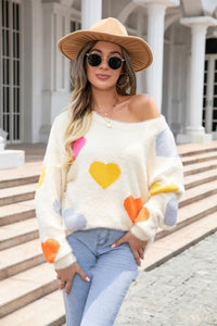 Round Neck Bottoming Shirt Mink Love Sweater
