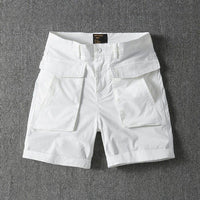 Men's Summer American-style Multi-pocket Stretch Cargo Shorts