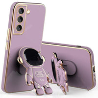 Electroplating Astronaut Silicone Phone Case All Inclusive