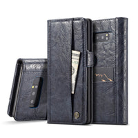 Samsung Note8 crack retro simulation leather flip wallet card Samsung note9 protective cover