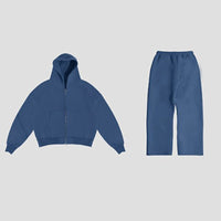 Retro Trend Casual Sports Casual Hoodie Sports Trousers Suit