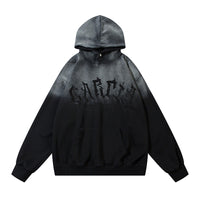 Letter Loose Casual Hooded Sweater