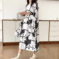 Cute Striped Womens Short-sleeve Loungewear With Color-blocking