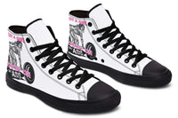 Printed Couple High Top Canvas Shoes