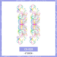 Waterproof And Durable Colorized Butterfly Tattoo Sticker