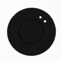 Woolen Large Pearl Decoration Beret Women's Fall Winter Fashion