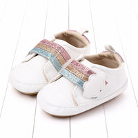 Rubber sole cartoon toddler shoes