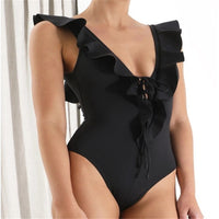 Sexy hollowed-out one-piece