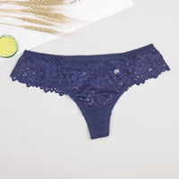 Lace Sexy Temptation See-through Mesh Thong Toe Lace Trim
